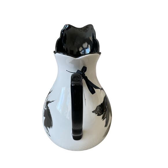 Potters Studio Witch’s Brew Halloween Pitcher 12in Flying Witch on Broom Spooky - Picture 3 of 15